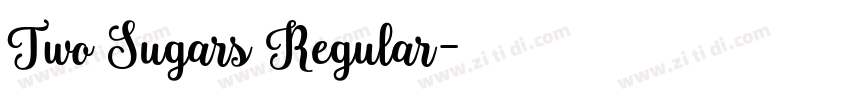 Two Sugars Regular字体转换 Two Sugars Regular字体转换